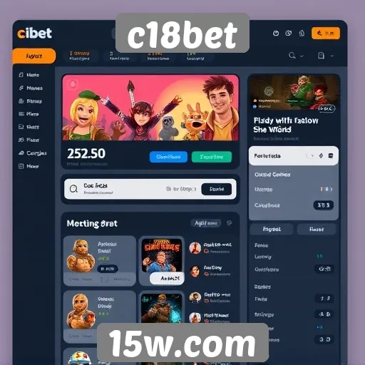 Análise da interface do usuário do site c18bet